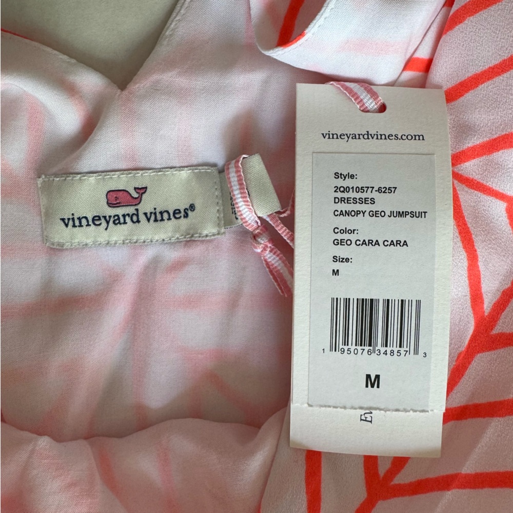Vineyard Vines Canopy Geo Jumpsuit New - Picture 4 of 16